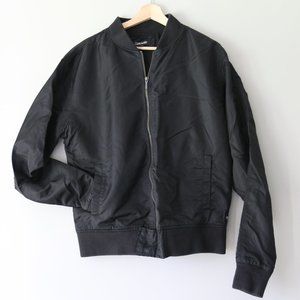 LAST CHANCE // Zanerobe Black Flight Bomber Jacket